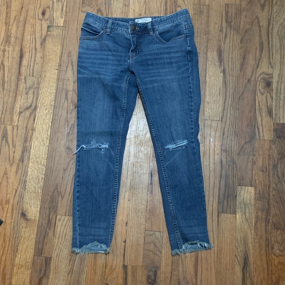 Free people cropped jeans